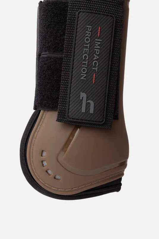 Horze Armour Cool Tendon Boots Expresso Brown