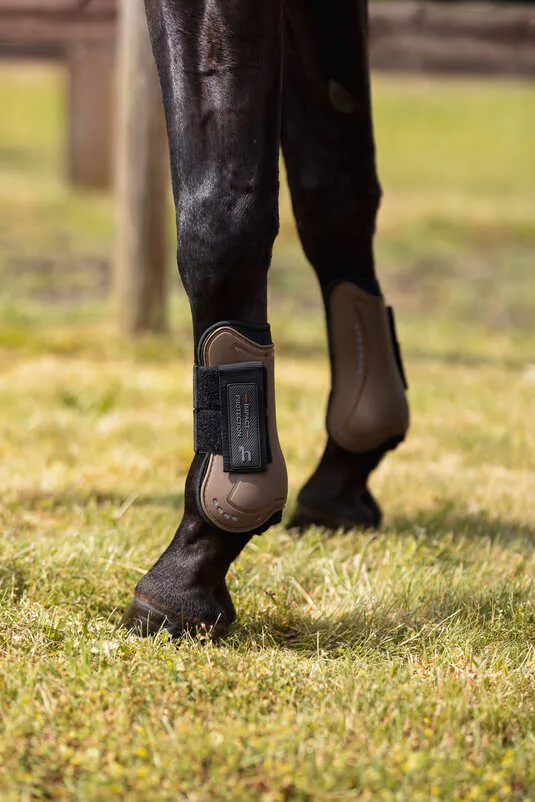 Horze Armour Cool Tendon Boots Expresso Brown