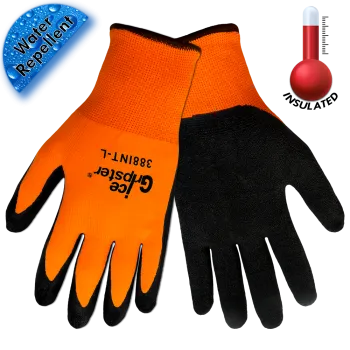 Ice Gripster® Hi-Viz Orange Cold Weather Glove (388)