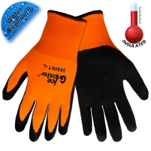 Ice Gripster® Hi-Viz Orange Cold Weather Glove (388)