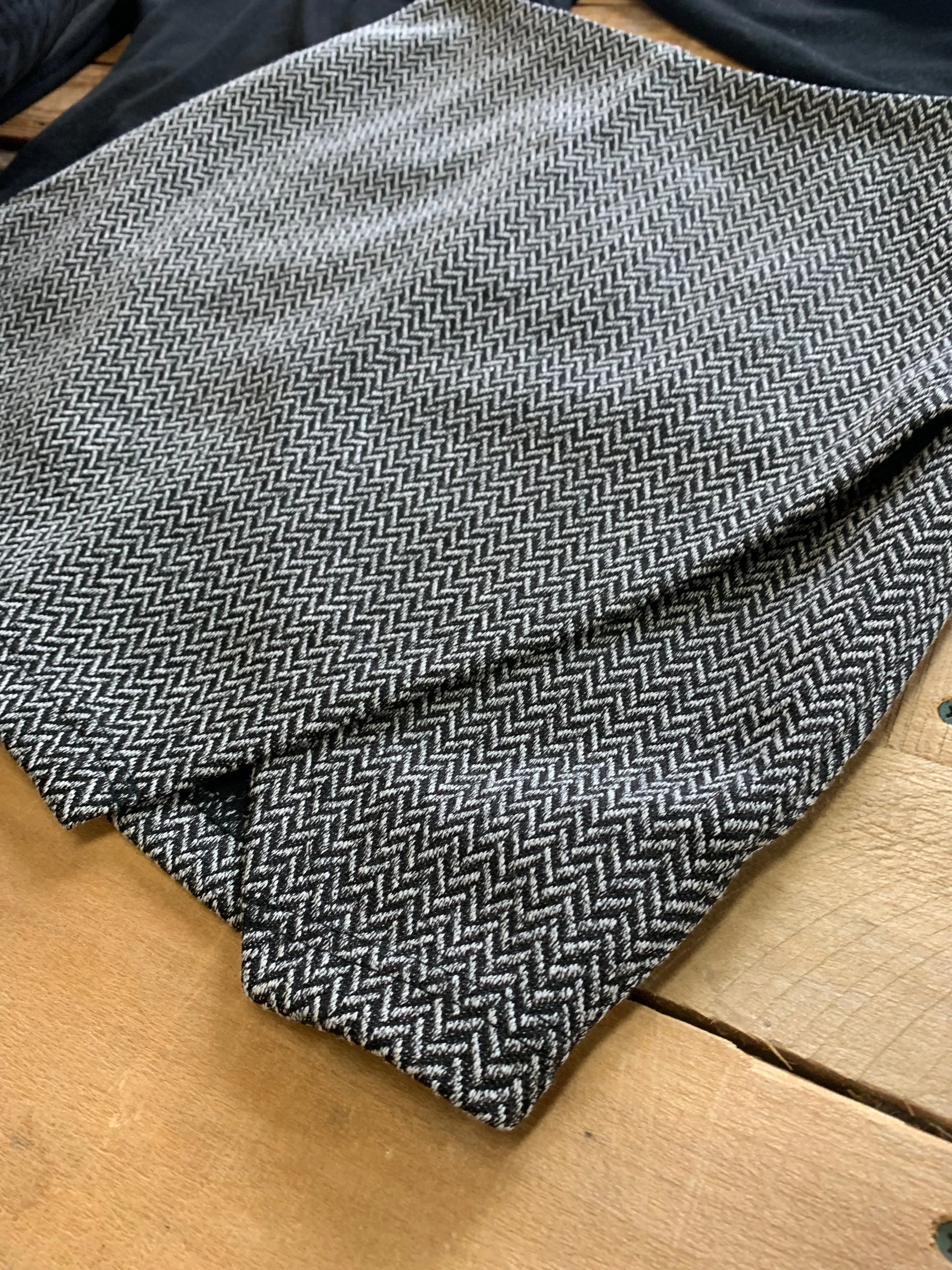 jacquard mini skirt