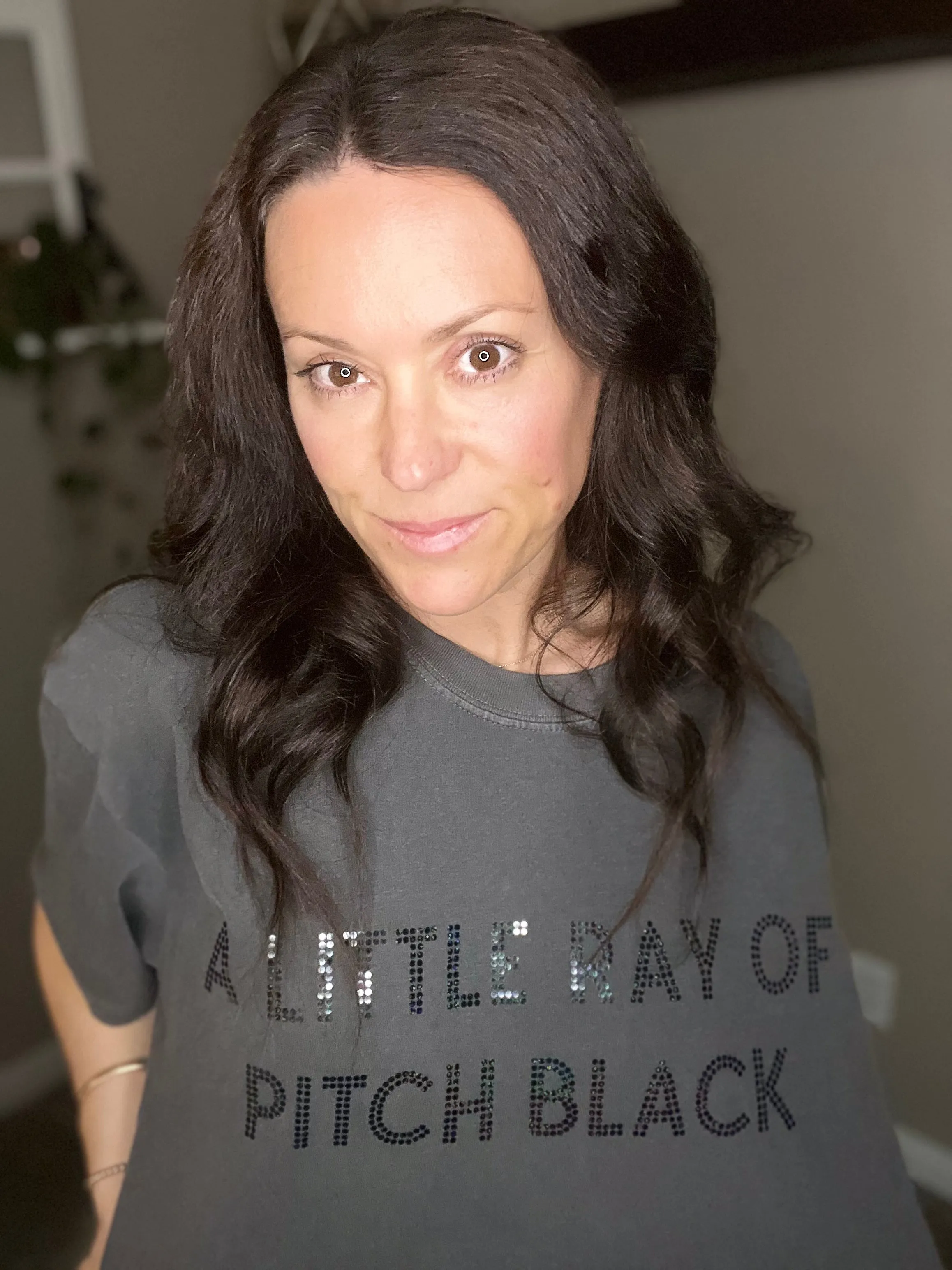 JB Exclusive Pitch Black Spangle Comfort Colors T-Shirt