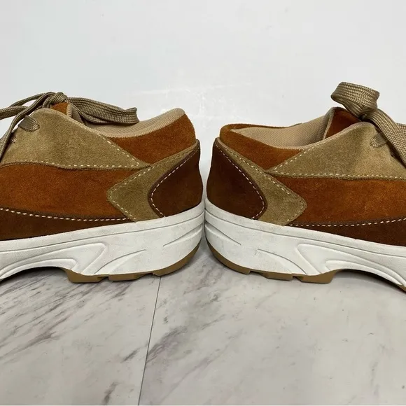Jeffrey Campbell Limit Platform Brown Suede Sneaker 9 1/2