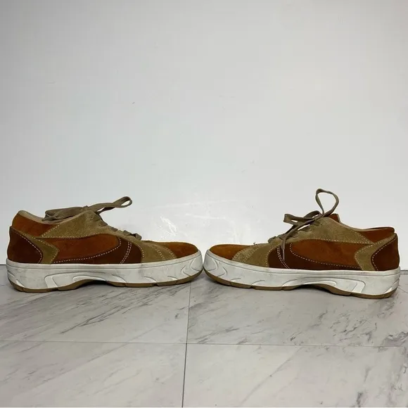 Jeffrey Campbell Limit Platform Brown Suede Sneaker 9 1/2