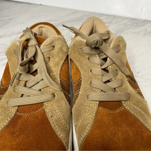 Jeffrey Campbell Limit Platform Brown Suede Sneaker 9 1/2