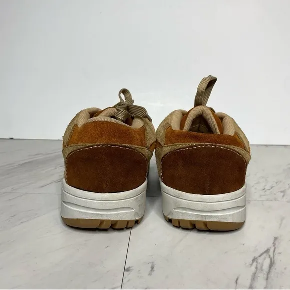 Jeffrey Campbell Limit Platform Brown Suede Sneaker 9 1/2