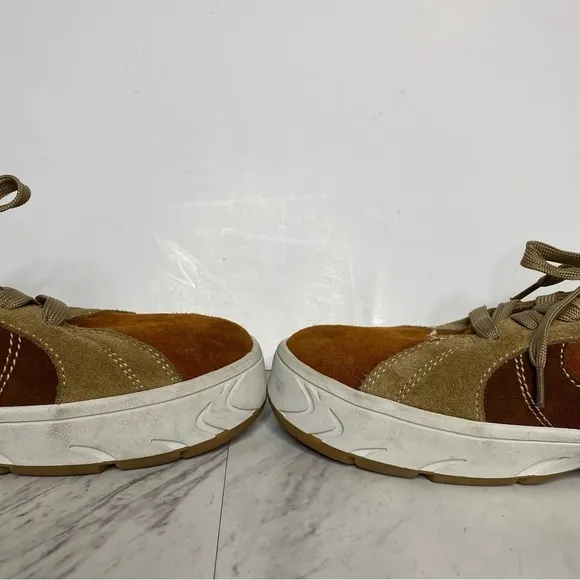 Jeffrey Campbell Limit Platform Brown Suede Sneaker 9 1/2