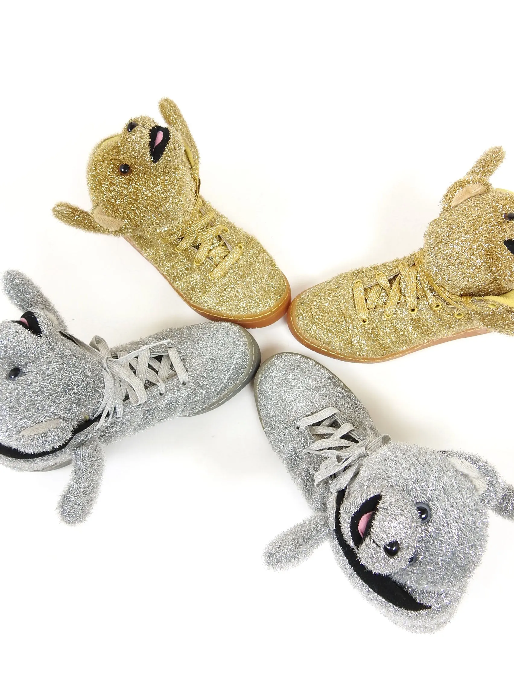 Jeremy Scott x Adidas 2013 Tinsel Bear Sneakers Size 9.5