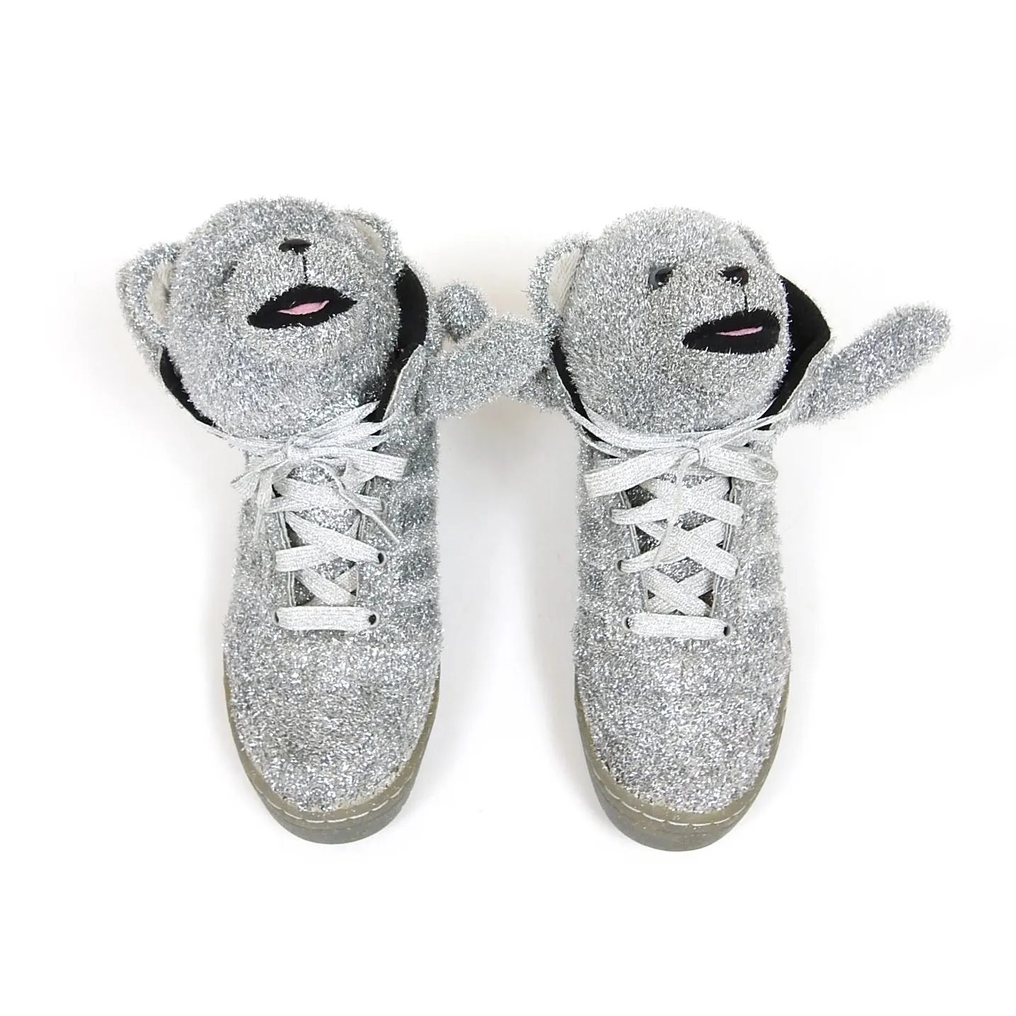 Jeremy Scott x Adidas 2013 Tinsel Bear Sneakers Size 9.5