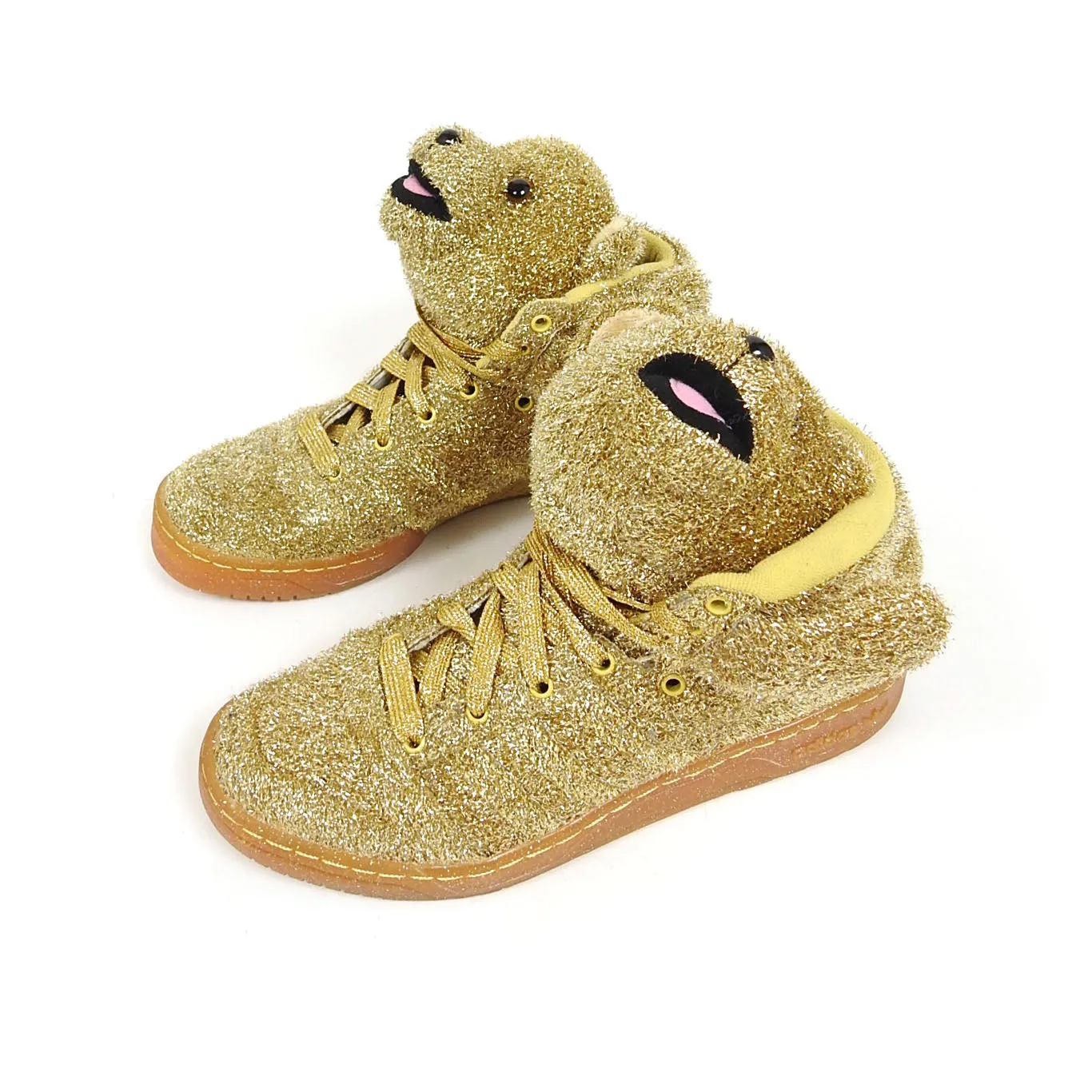 Jeremy Scott x Adidas 2013 Tinsel Bear Sneakers Size 9