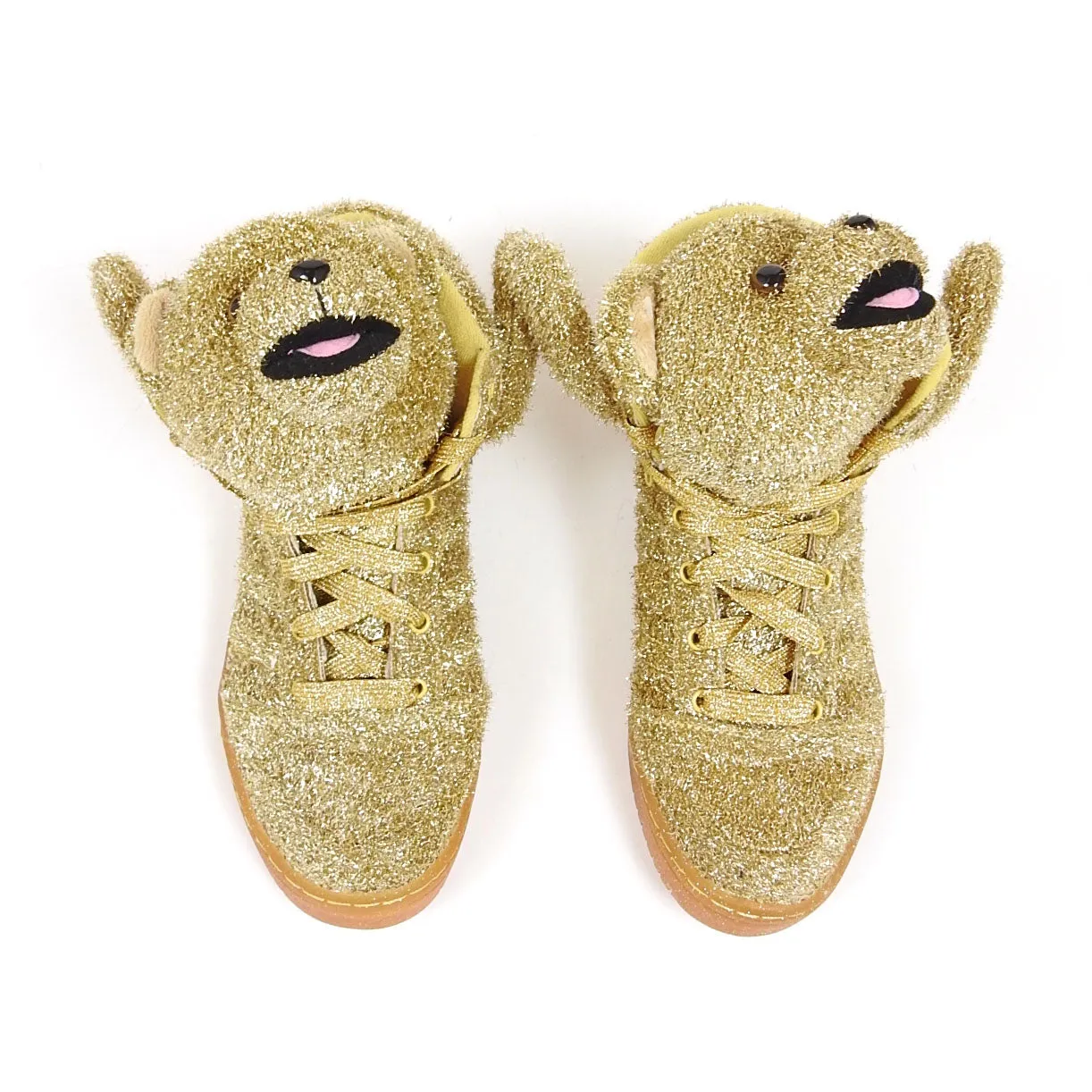 Jeremy Scott x Adidas 2013 Tinsel Bear Sneakers Size 9
