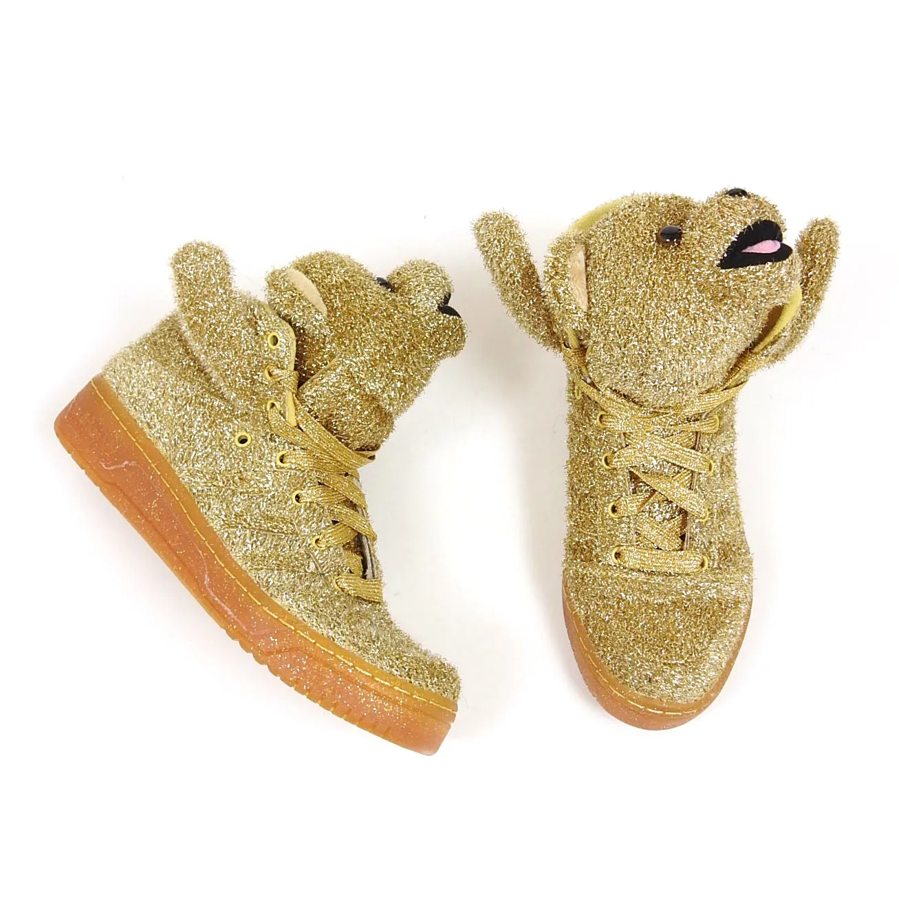 Jeremy Scott x Adidas 2013 Tinsel Bear Sneakers Size 9