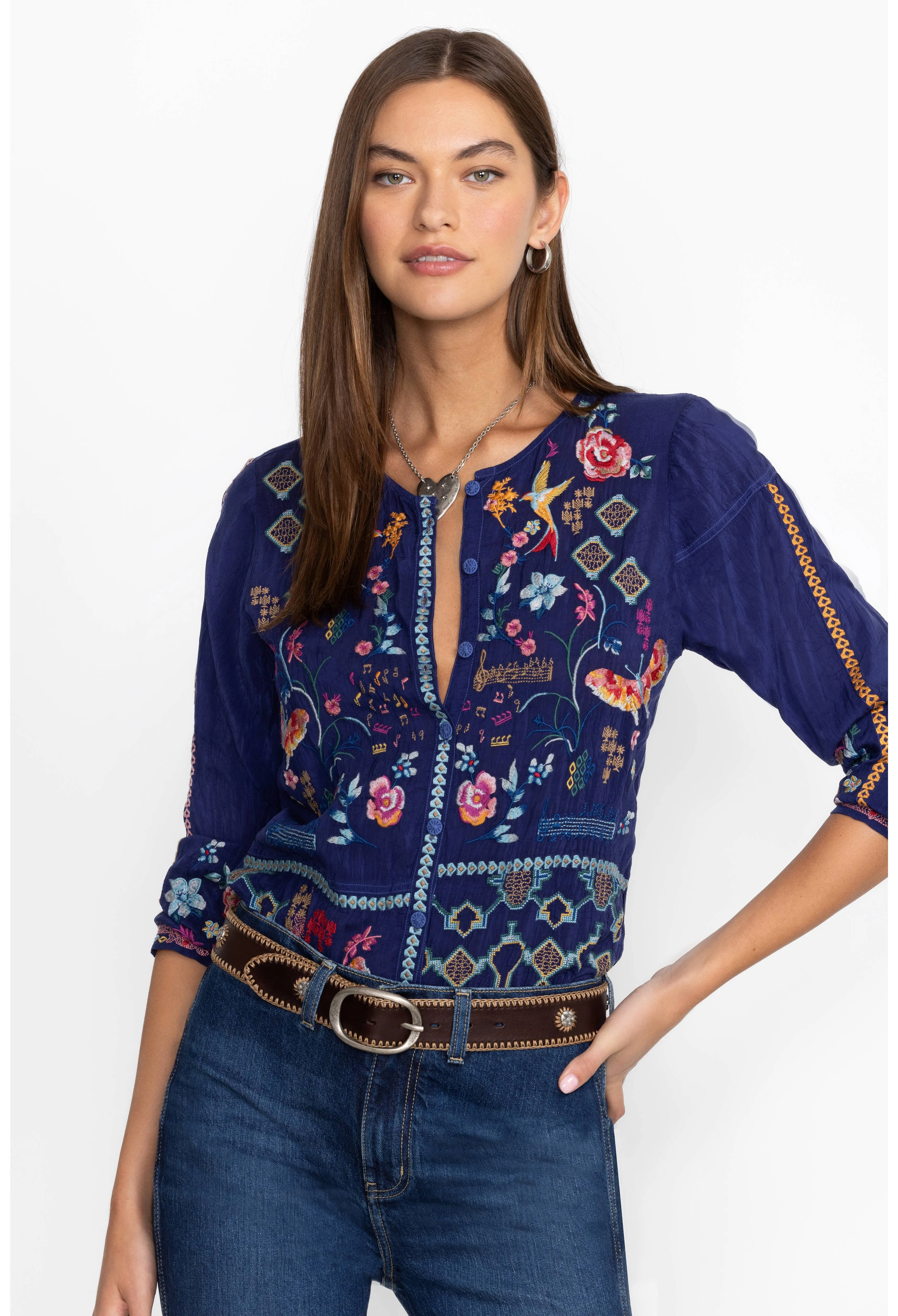Johnny Was Catina Blouse