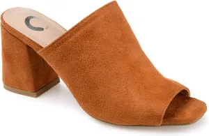 Journee Collection Women's Adelaide Slide Camel 8.5 Medium Womens US