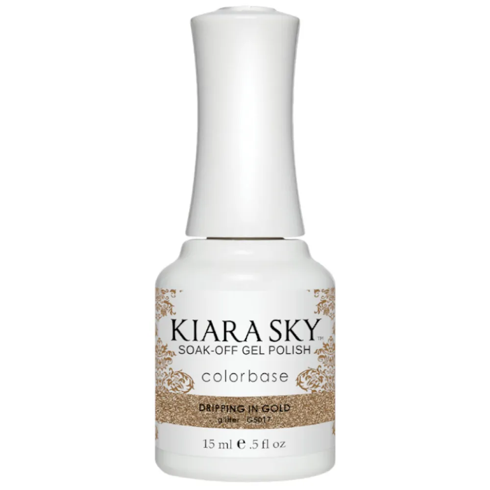 KIARA SKY / Gel Polish - Dripping In Gold G5017
