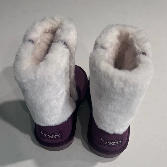 KOOLABURRA BY UGG Kids Aubrei Short Cold-Weather Booties Plum 13 New