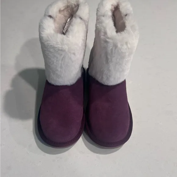 KOOLABURRA BY UGG Kids Aubrei Short Cold-Weather Booties Plum 13 New