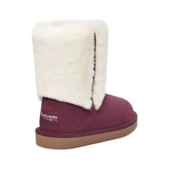 KOOLABURRA BY UGG Kids Aubrei Short Cold-Weather Booties Plum 13 New