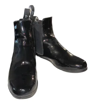 Ladies 7, Black, Ovation Patent Boots