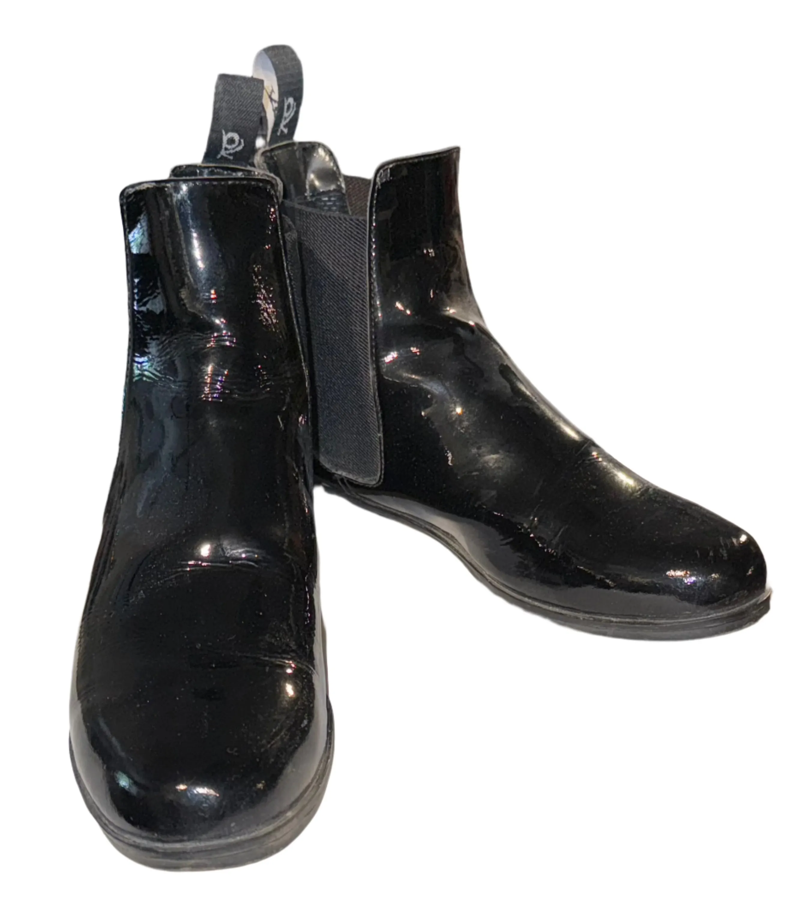 Ladies 7, Black, Ovation Patent Boots