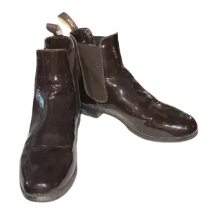 Ladies 7.5, Brown, Ovation, Patent Boots