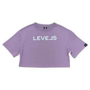 LEVELS OVERSIZED CROP TEE | BLUSH