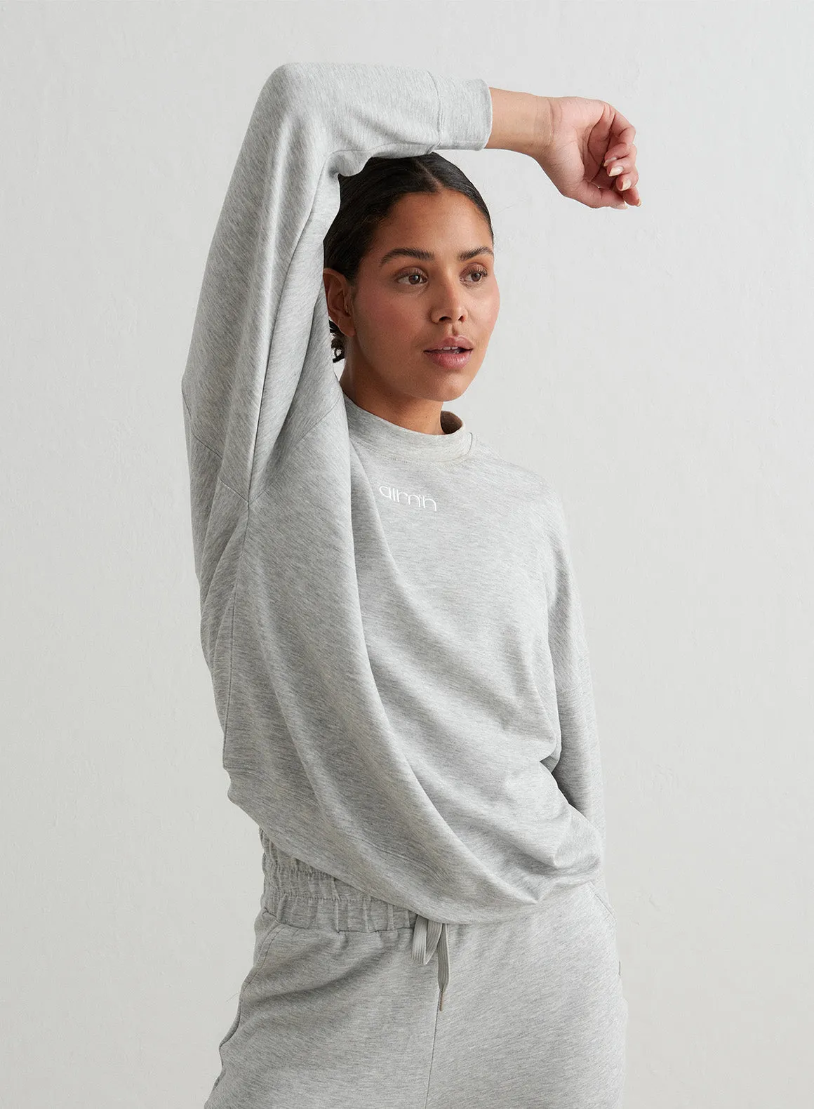 Light Grey Melange Comfy Modal Set