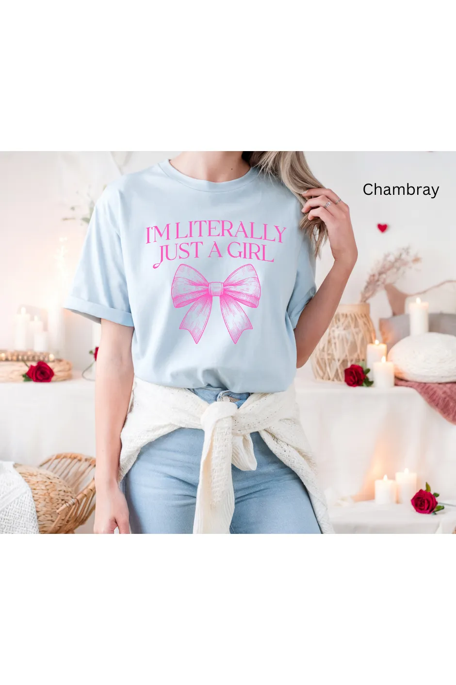 Literally just a girl  Comfort Colors T-Shirt