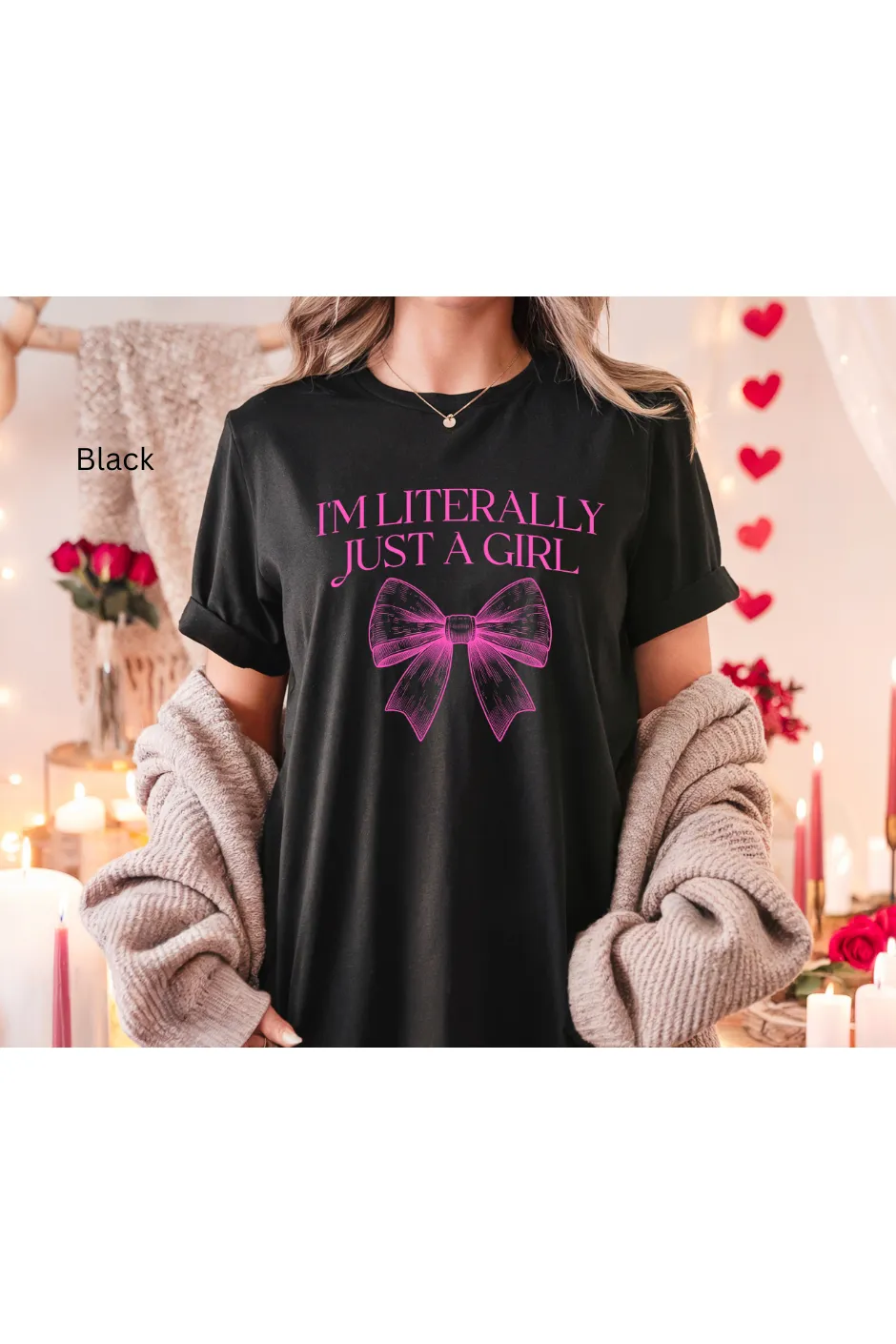 Literally just a girl  Comfort Colors T-Shirt
