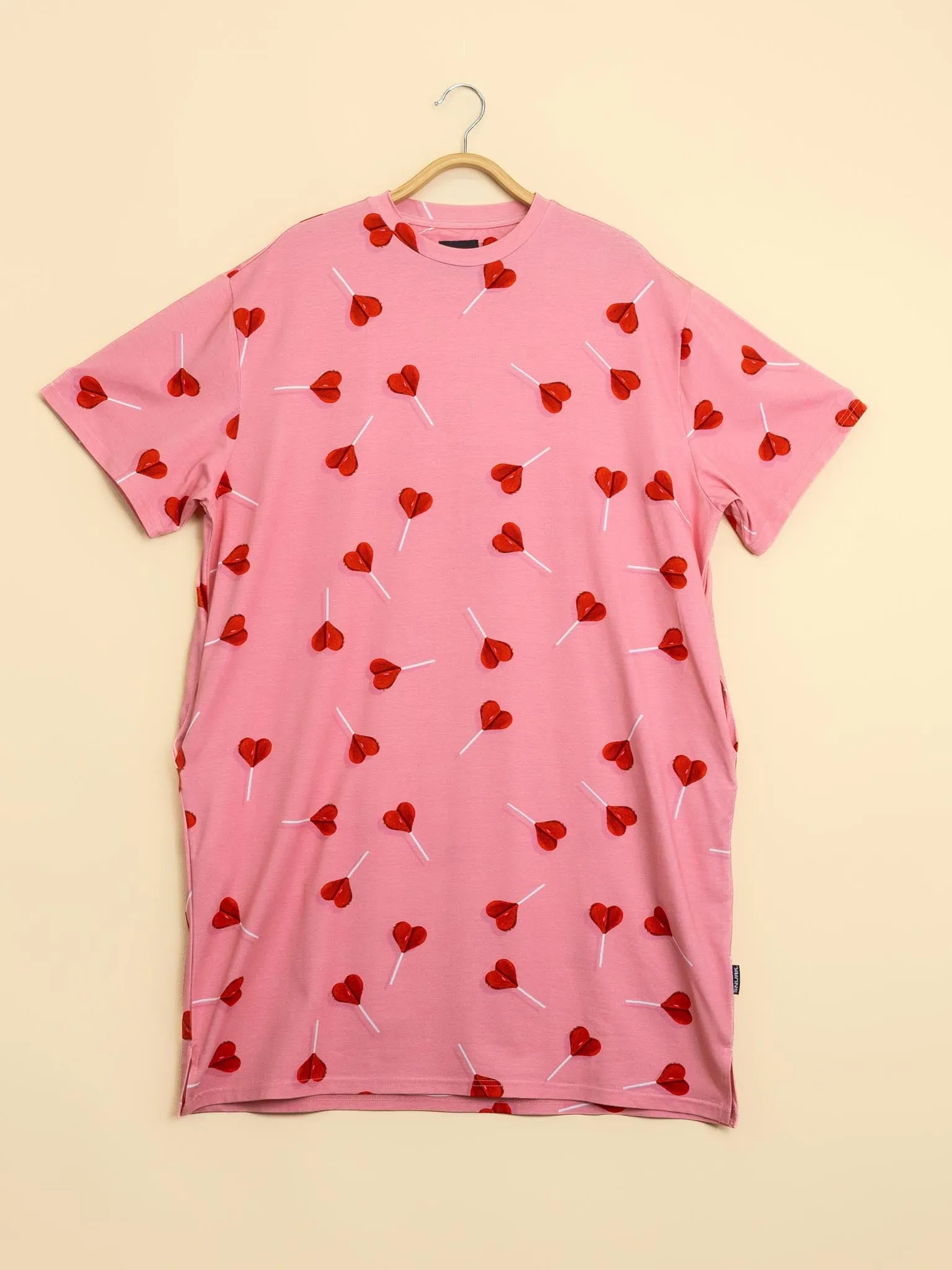 Lollipop Love Relaxed Tee Dress Dames