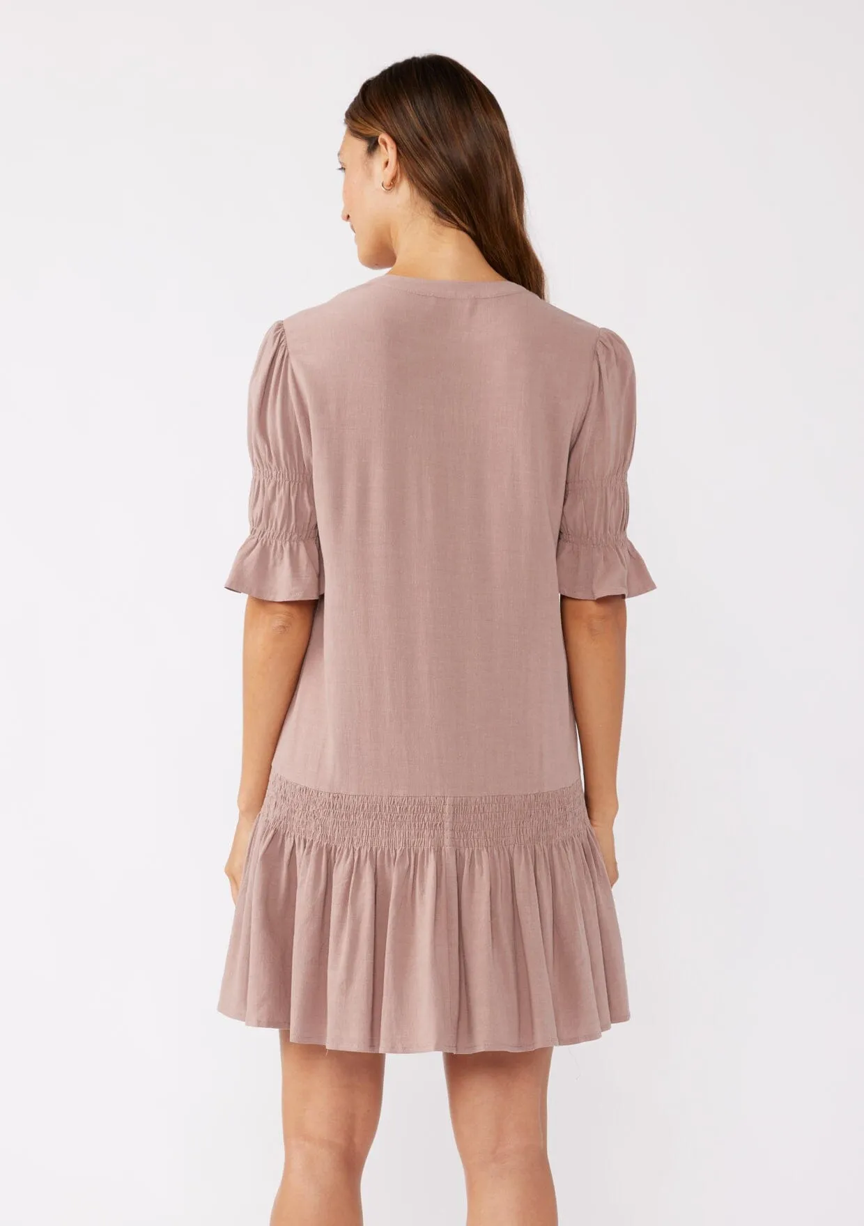 Lulu Drop Waist Mini Dress
