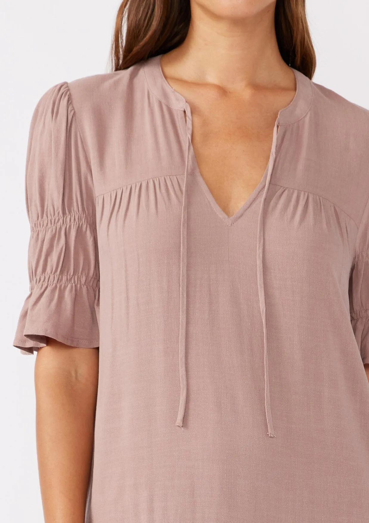 Lulu Drop Waist Mini Dress