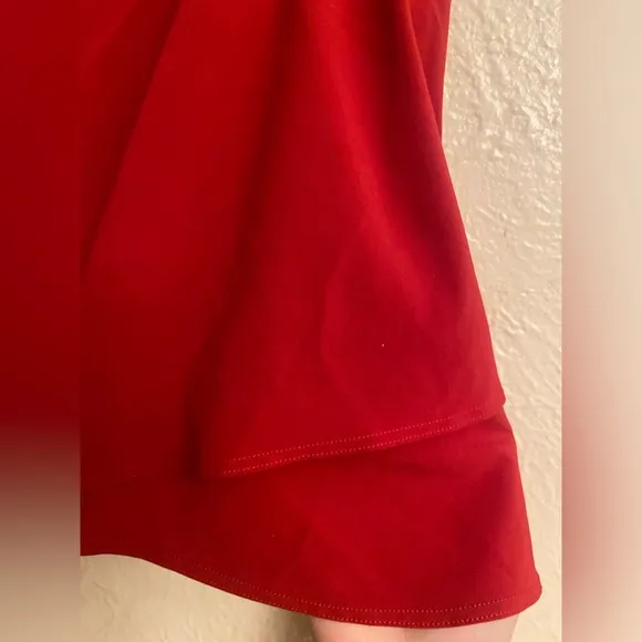 Lululemon Athletica Red Skater Mini Skirt