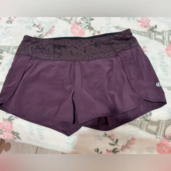 Lululemon Purple Athletic Shorts