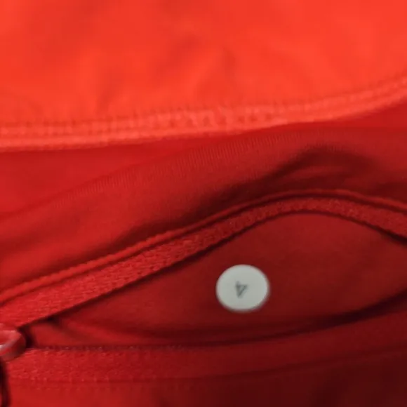 Lululemon Speed Up Short *Long 2.5&quot;Red Orange Size 4 Euc