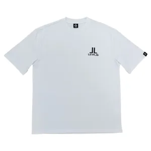 LUXE LEVELS OVERSIZED TEE | WHITE
