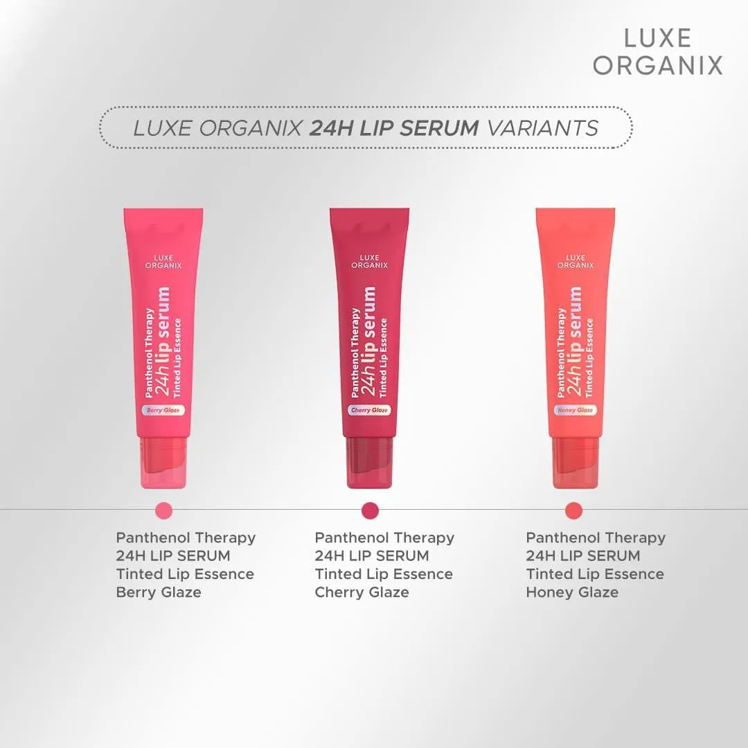 Luxe Organix Panthenol Therapy 24h Lip Serum Tinted Lip Essence