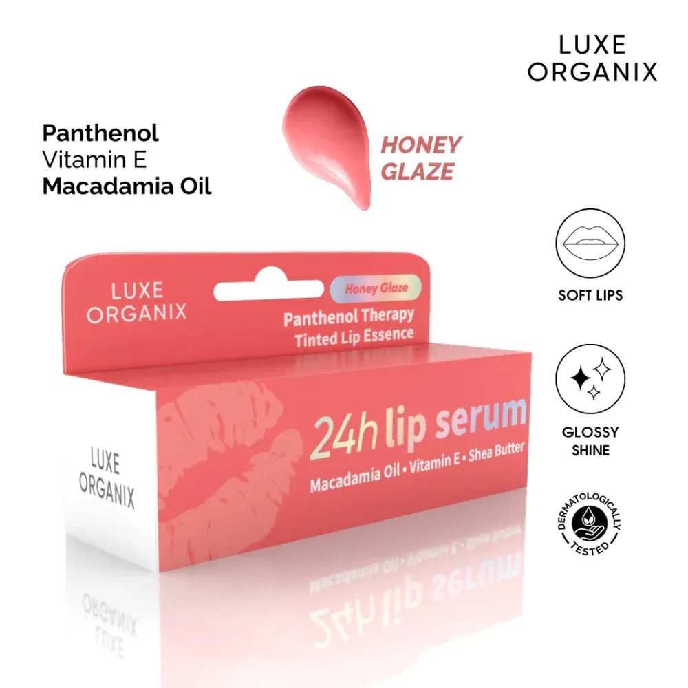 Luxe Organix Panthenol Therapy 24h Lip Serum Tinted Lip Essence