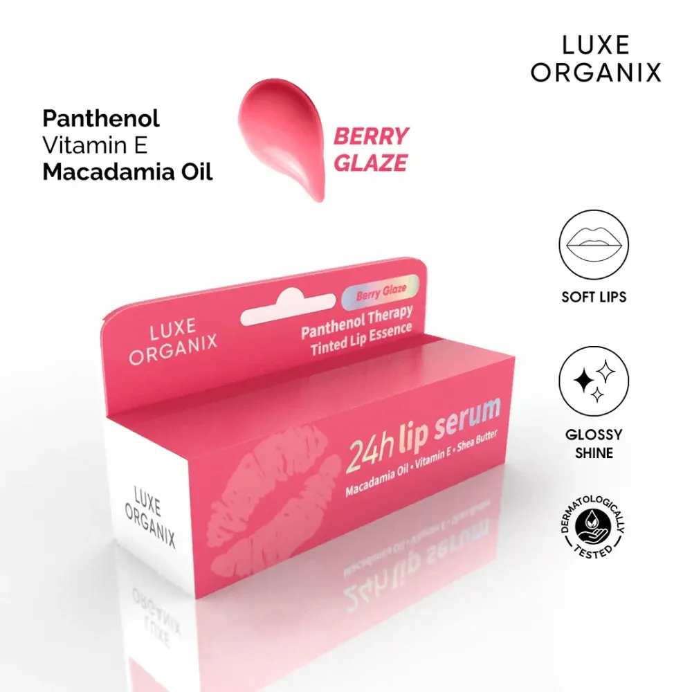 Luxe Organix Panthenol Therapy 24h Lip Serum Tinted Lip Essence