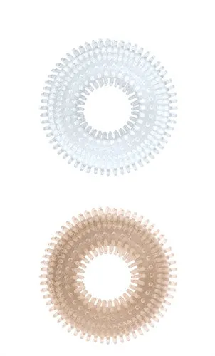 Mack Tuff Ribbed  Rings - Clear and Smoke