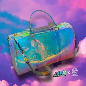 Mailloechii X Air Chameleon Iridescent Holographic Duffel Bag
