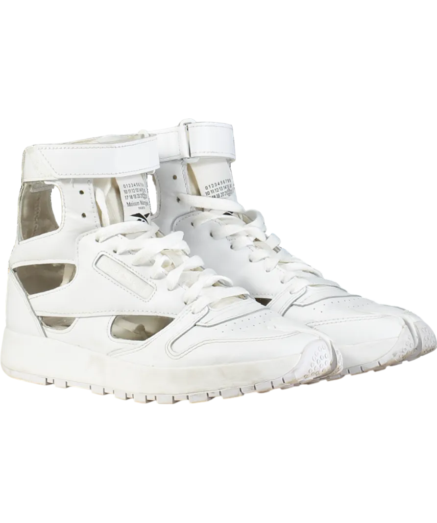 Maison Margiela White X Reebok Classic Leather Tabi High Sneaker UK 7 EU 40 👠
