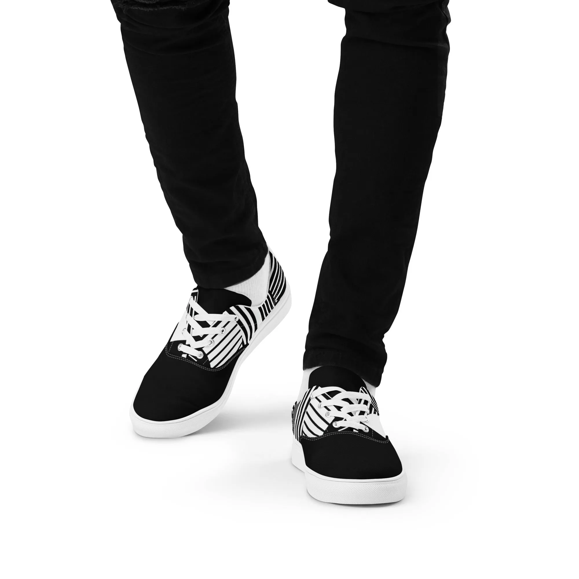 Men’s Lace-up Mono-8 Print