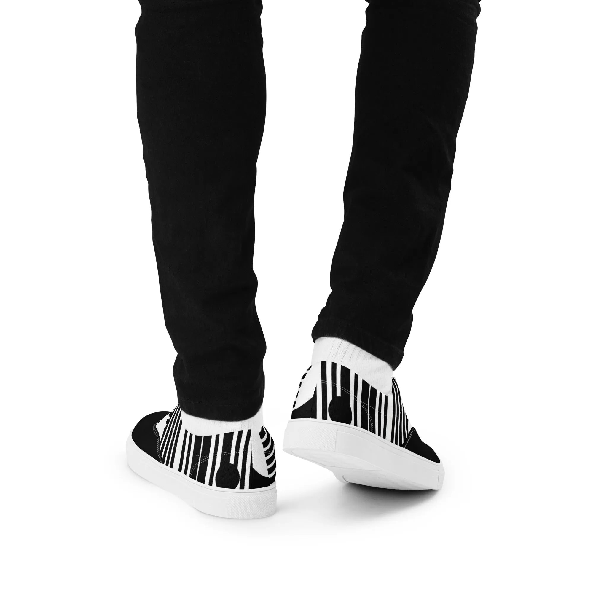 Men’s Lace-up Mono-8 Print
