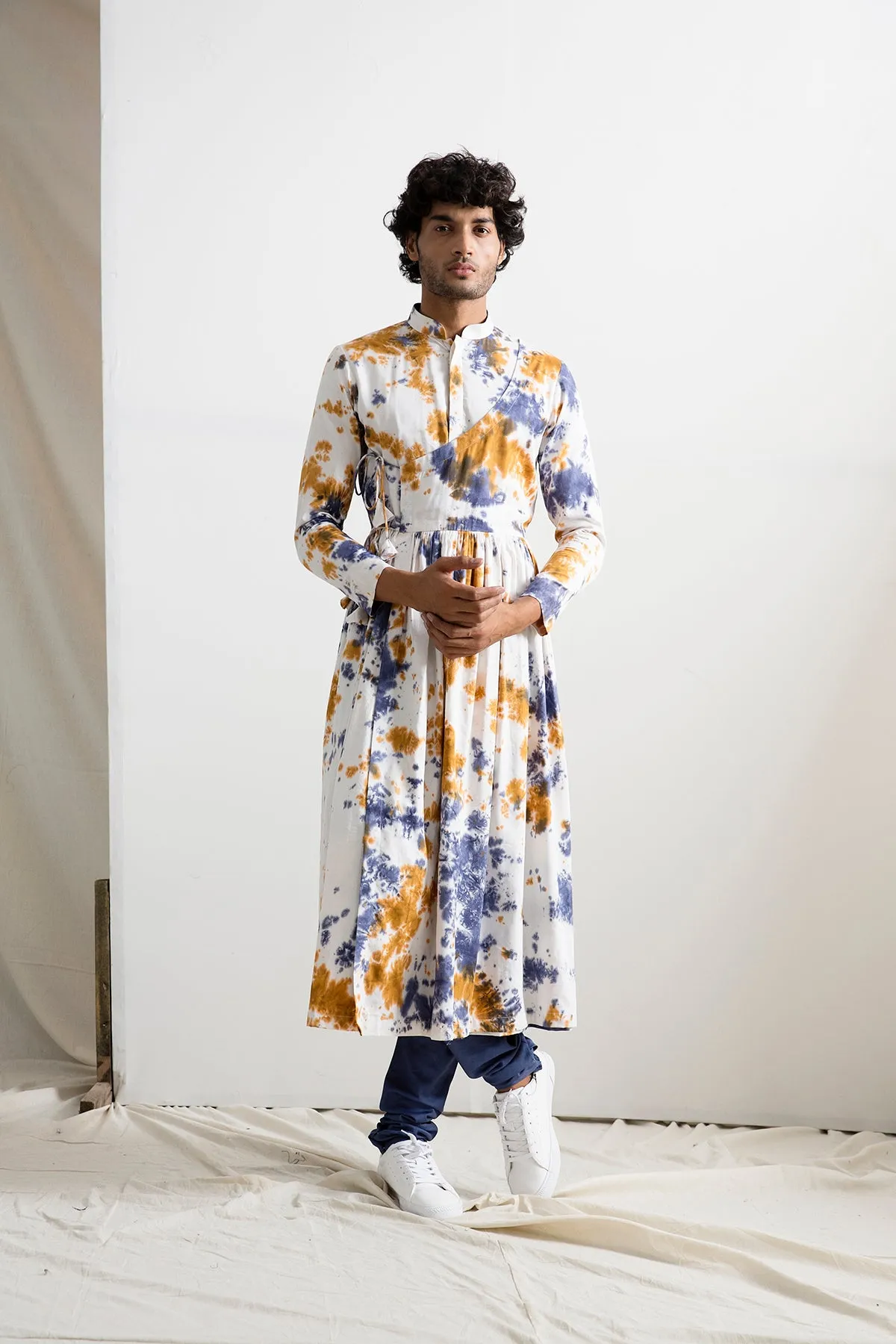 Mirko - Tie and Dye Flared Manarkali Set