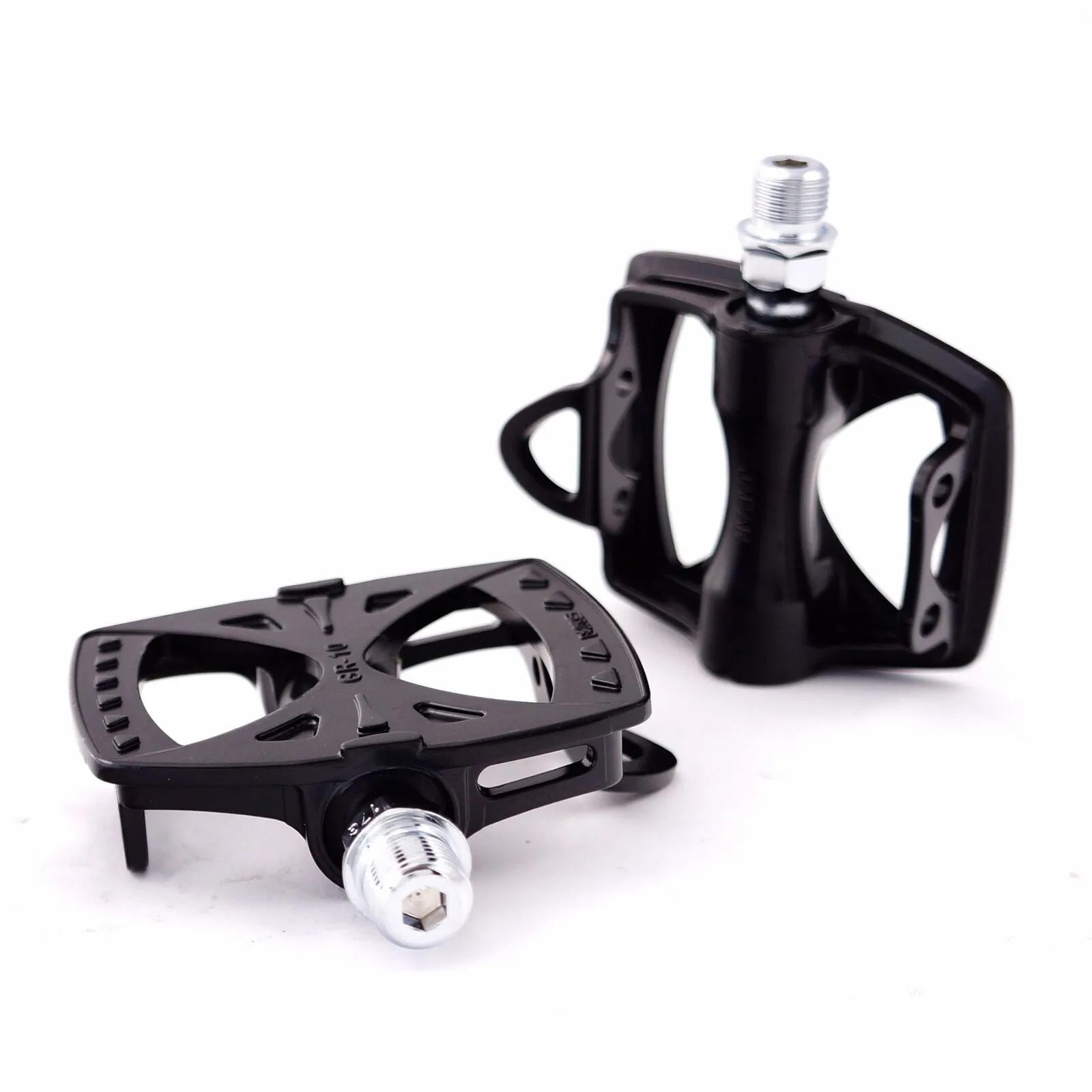 MKS GR-10 Alloy Racing Track Fixed Gear Wide platform Bike Pedal - Black