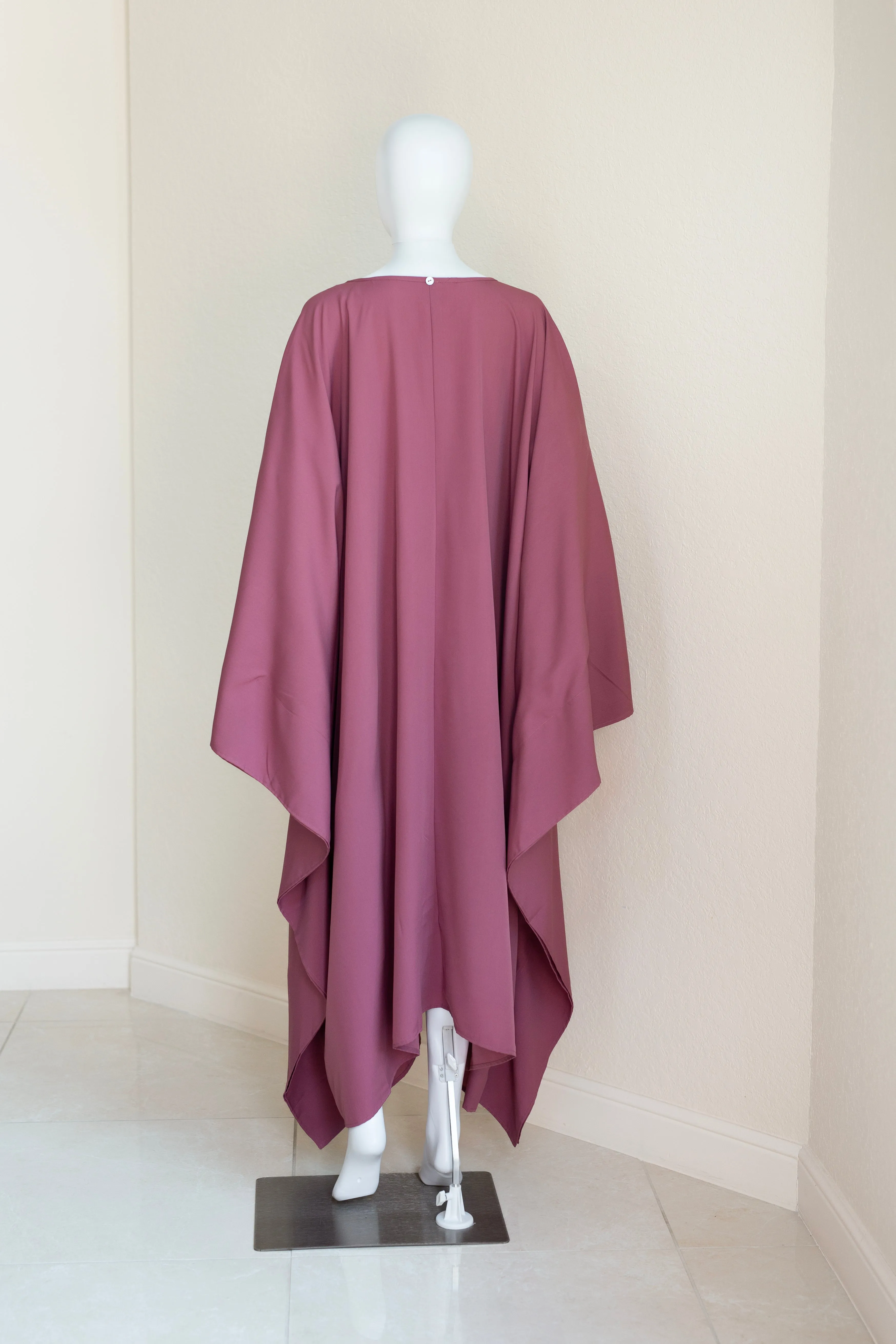 Momo Dress - Purple Mauve Crepe