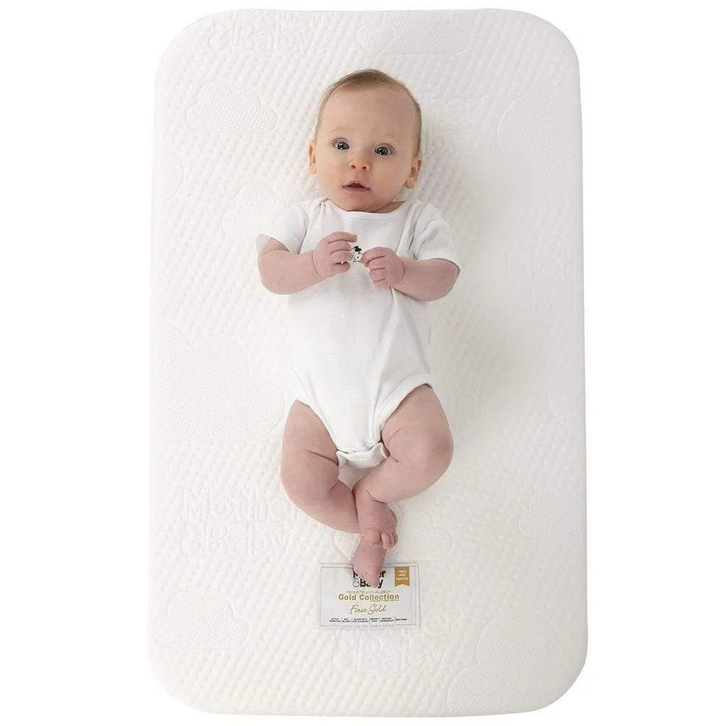 Mother & Baby First Gold Anti Allergy Foam Co Sleeper Mattress 83 x 50cm