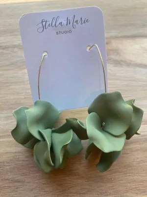 MULTIPLE COLORS: Pretty Bloom Earrings 3"