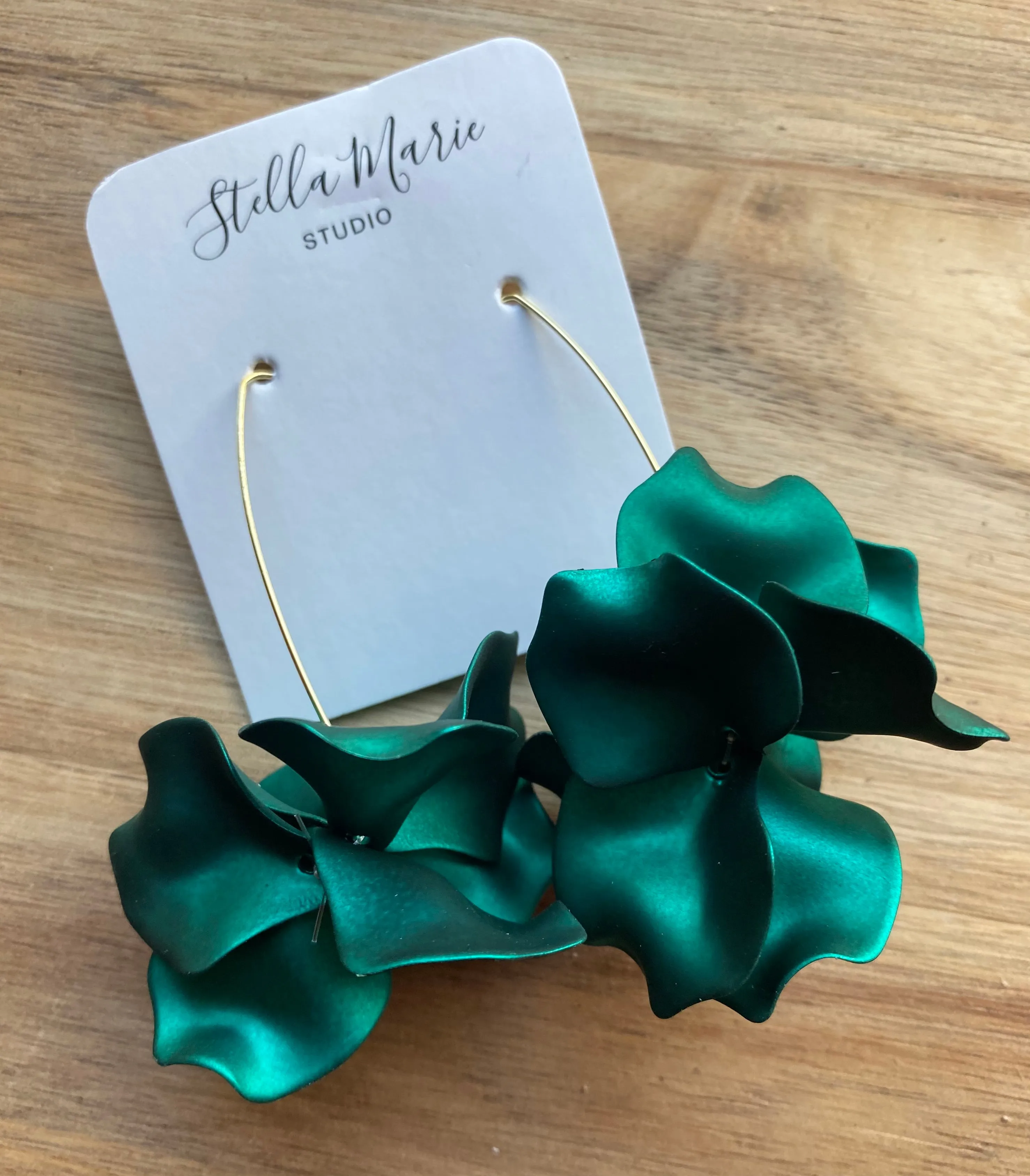 MULTIPLE COLORS: Pretty Bloom Earrings 3"
